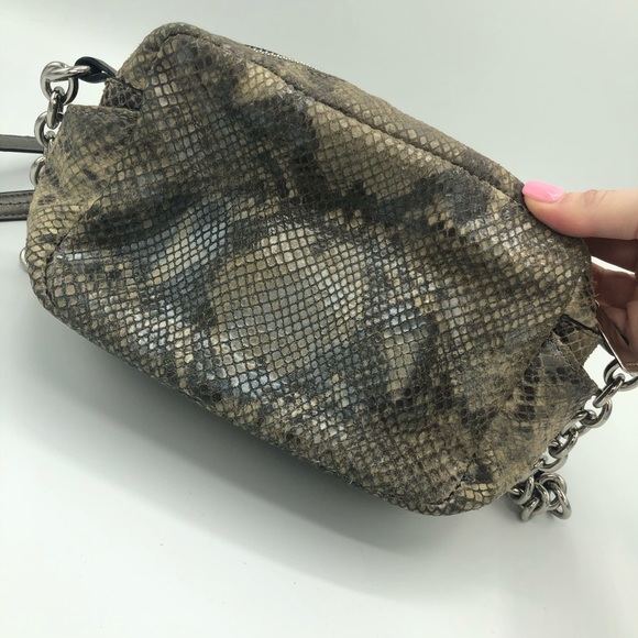 Coach Snakeskin Print Crossbody Purse - Picture 3 of 8